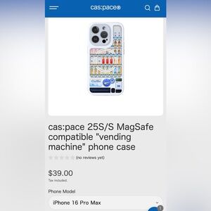iPhone 16ProMax Vending Phone Case - COMES WITH BOX, PURCHASED DIRECT FROM JAPAN